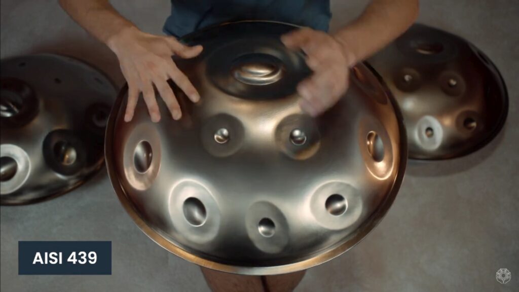 Handpan Sounds – the subtlety of different stainless variants (check a comparison video by MUDRA Handpans)