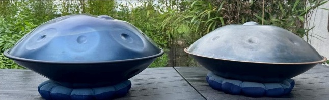 Image by SHELLOPAN.FR : a handmade Shellopan handpan and a hang from PANArt